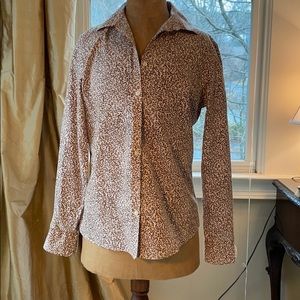 Land’s End Oxford - Pink Leopard print!